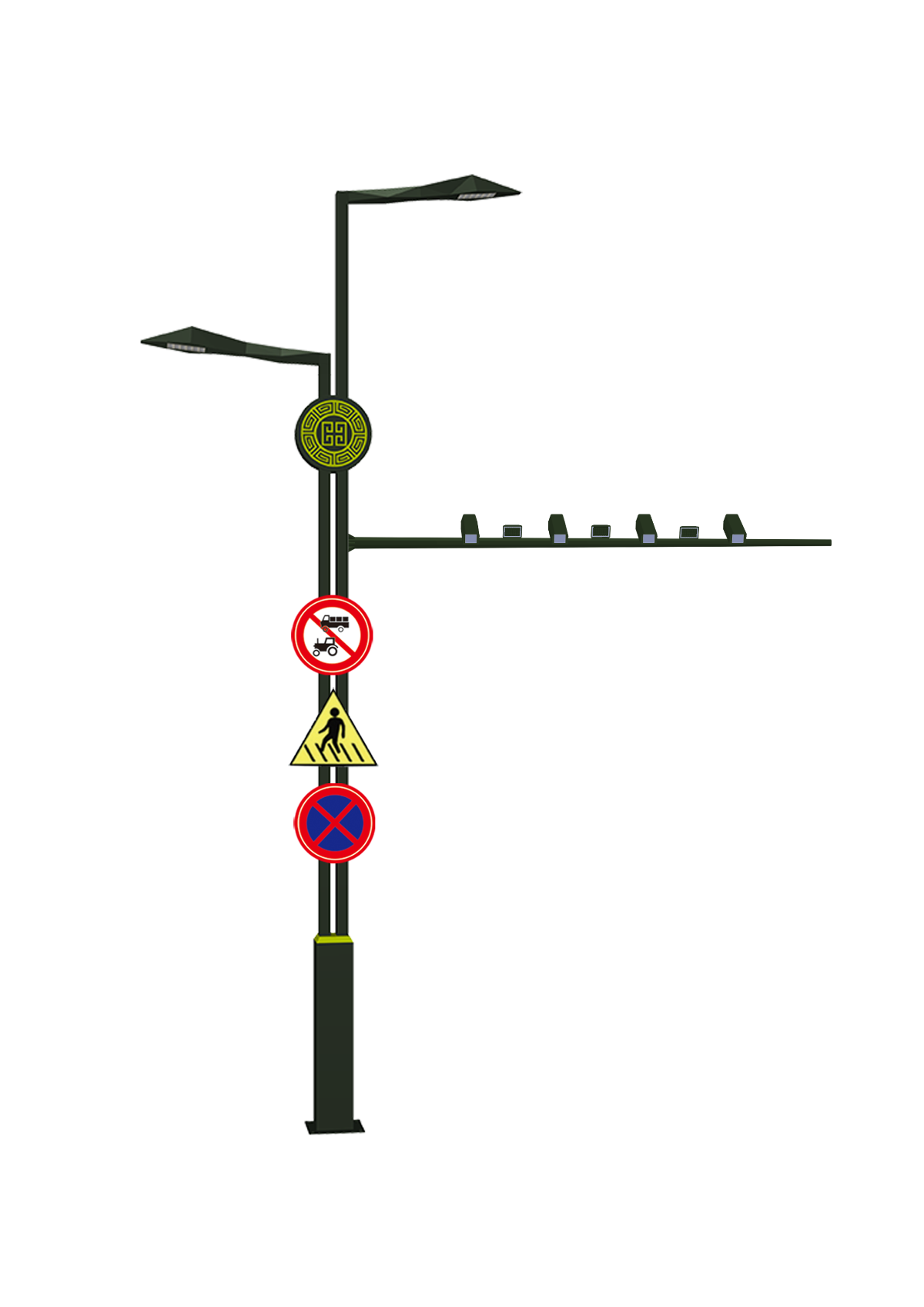 圓翔共杆—共杆